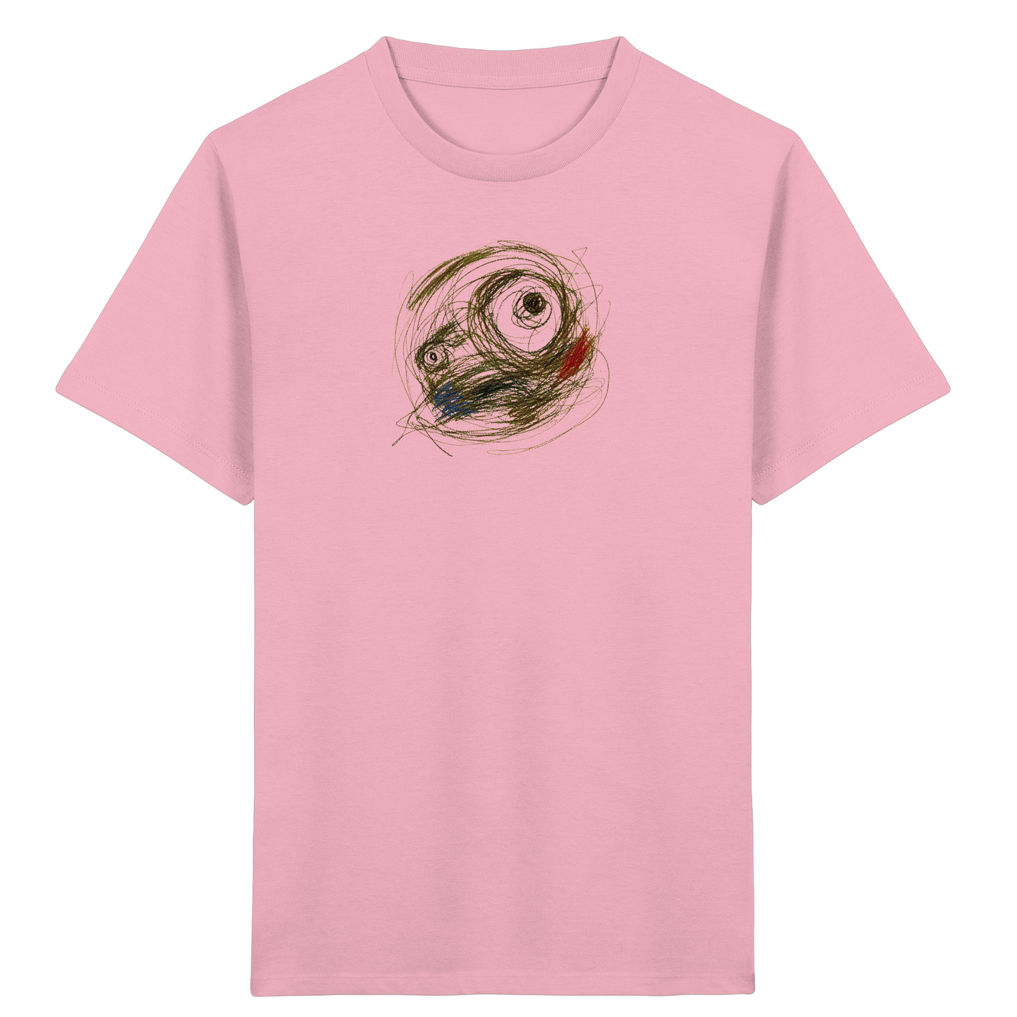 Cooles Monster T-Shirt im Scribble-Look - Kinder Bio T-Shirt