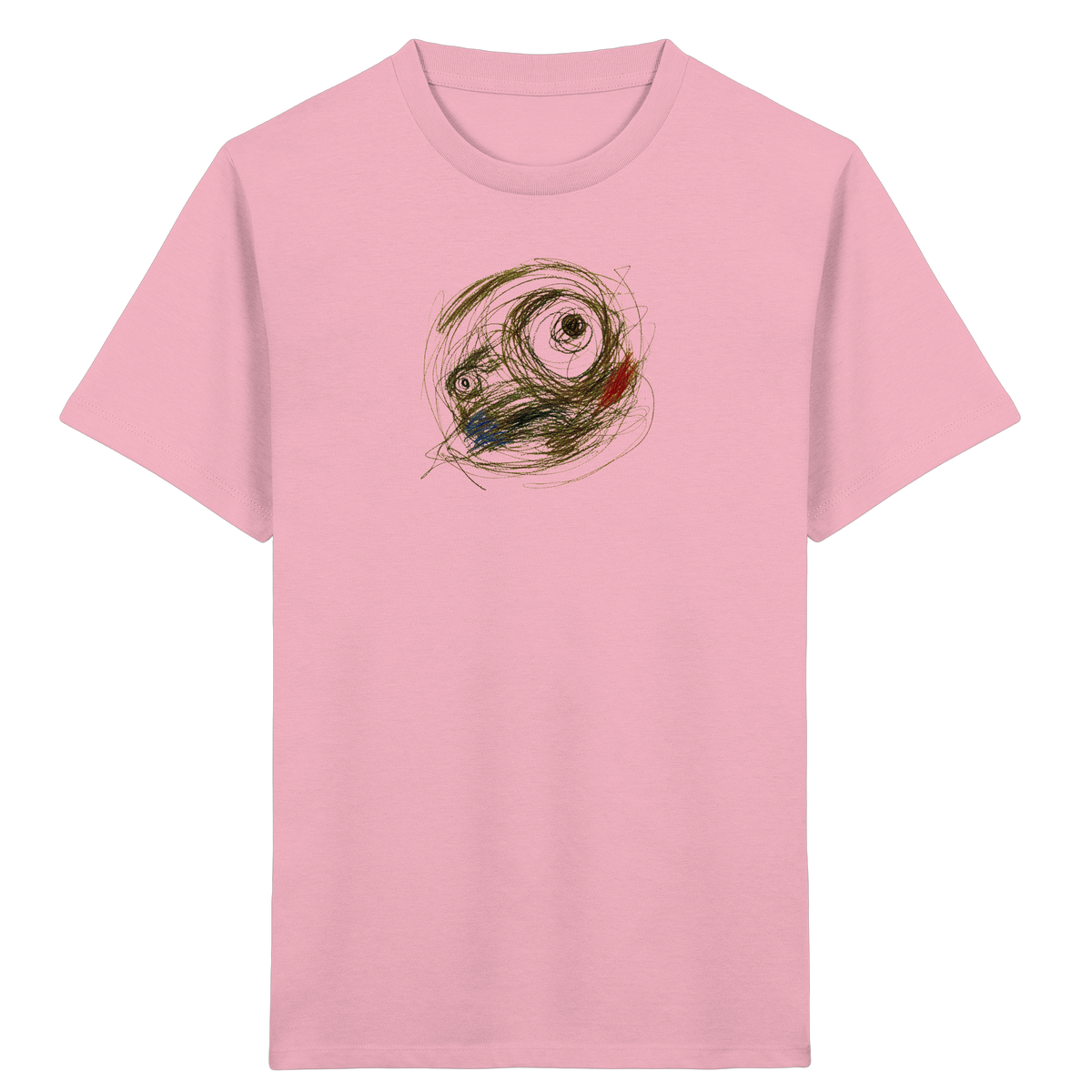 Cooles Monster T-Shirt im Scribble-Look - Kinder Bio T-Shirt