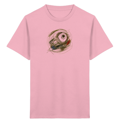 Cooles Monster T-Shirt im Scribble-Look - Kinder Bio T-Shirt