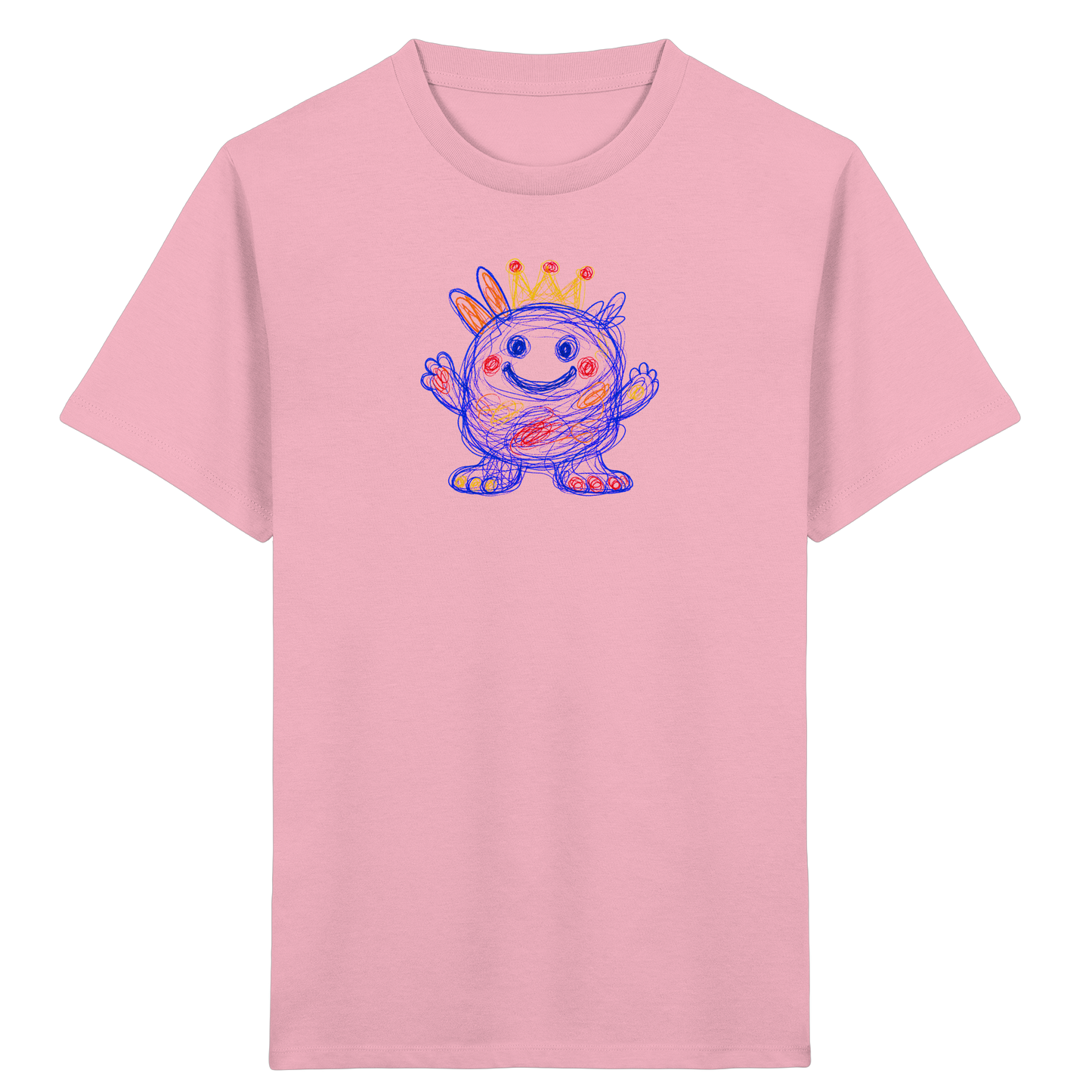 Kringelkrone Kritzelmonster Kinder Shirt - Kinder Bio T-Shirt