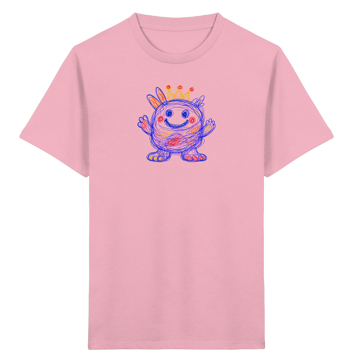 Kringelkrone Kritzelmonster Kinder Shirt - Kinder Bio T-Shirt