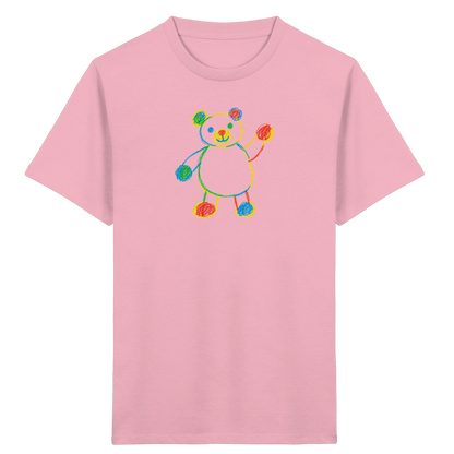 Farbpunkt-Bär für Kinder - Kinder Bio T-Shirt
