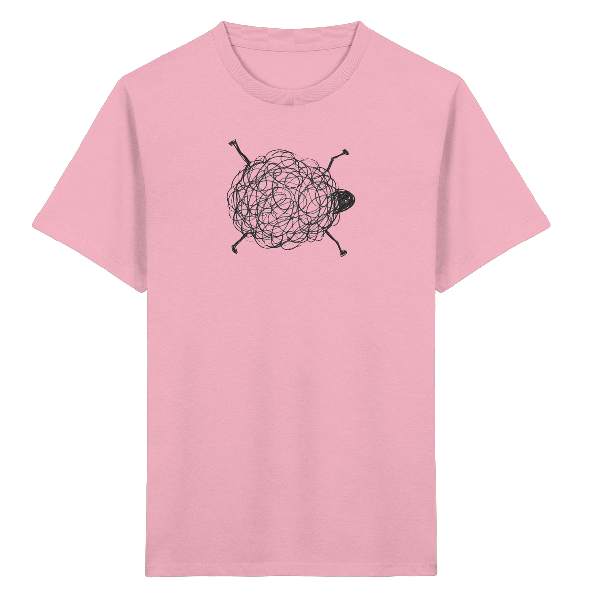 Schaf von oben Shirt - Kinder Bio T-Shirt