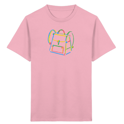 Bunter Kritzel Rucksack - Kinder Bio T-Shirt