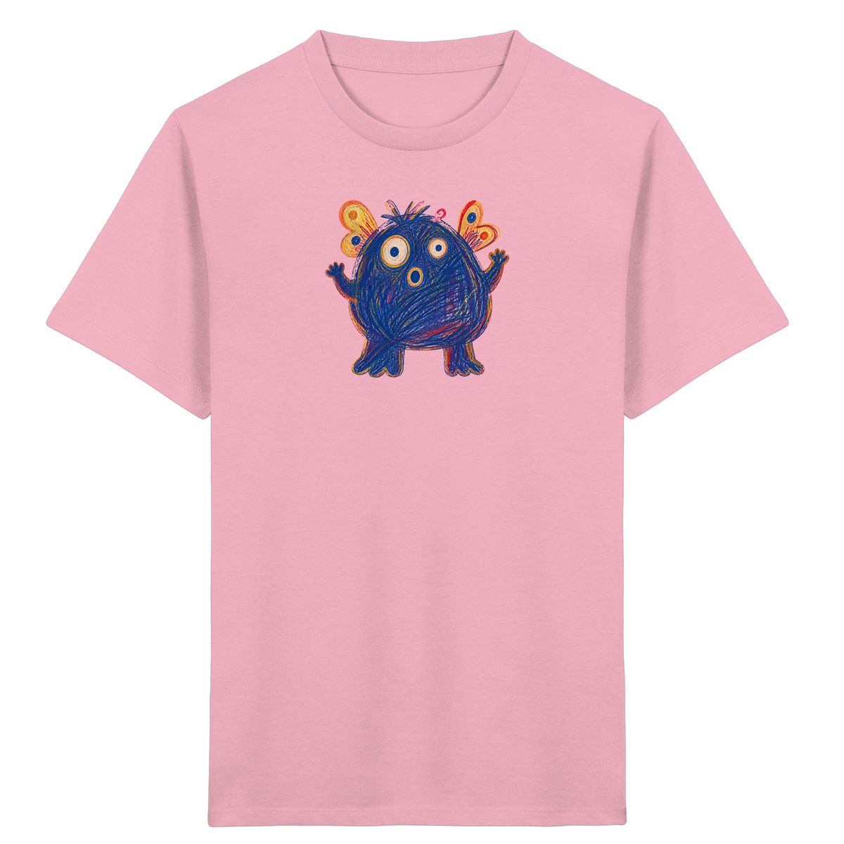Flatterflauschi mit kleinen Flügeln - Kinder Bio T-Shirt