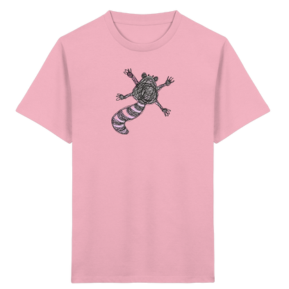 Waschbär von oben - Kinder Bio T-Shirt
