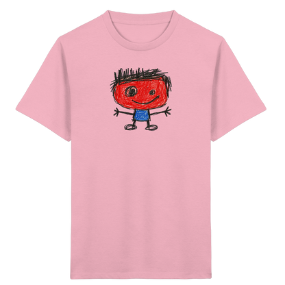 Kritzelkopf mit Bürstenhaar - Kinder Bio T-Shirt