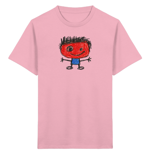 Kritzelkopf mit Bürstenhaar - Kinder Bio T-Shirt