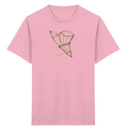 Waldgrüne Bleistift-Schultüte - Kinder Bio T-Shirt