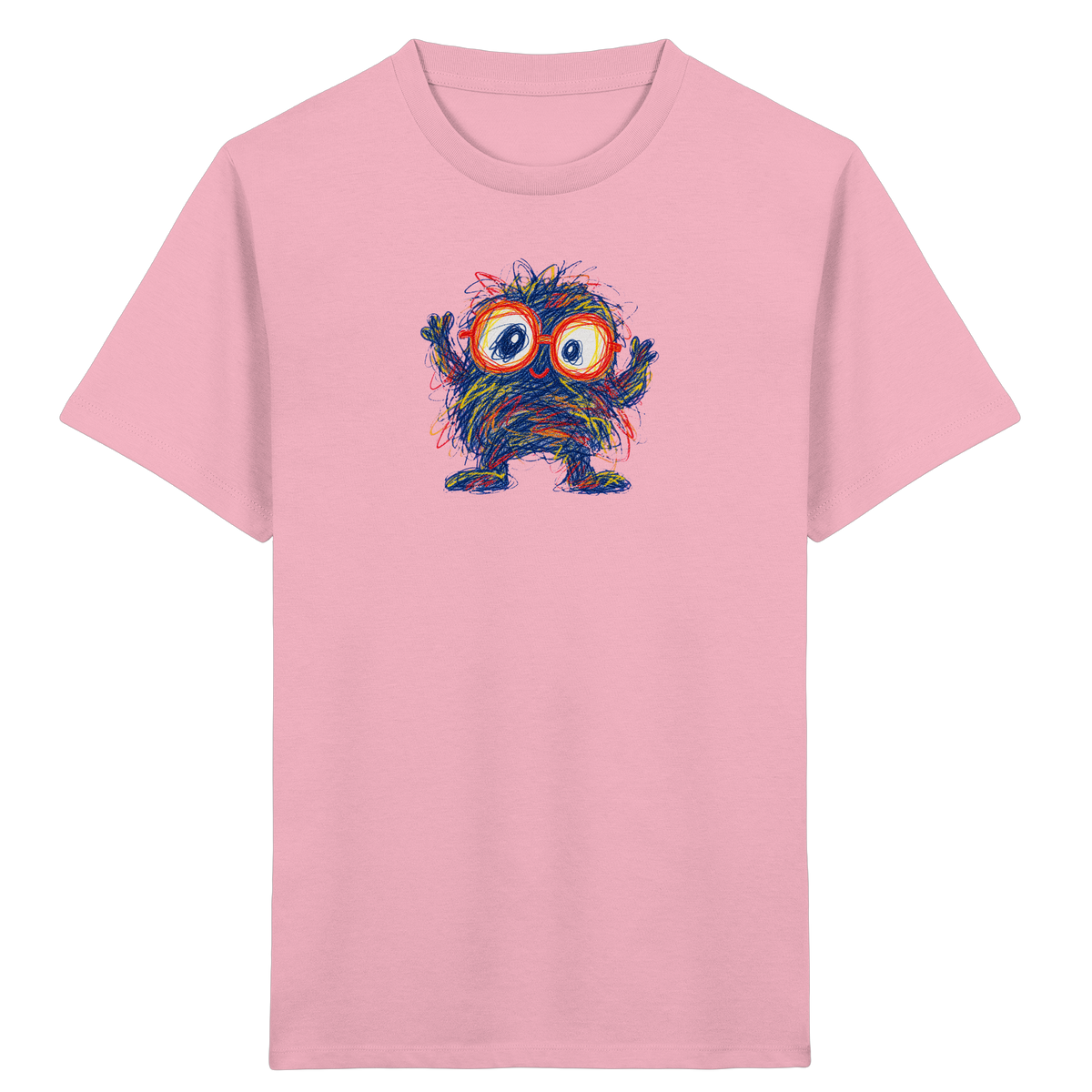 Brillenknäuel Kritzelmonster Shirt - Kinder Bio T-Shirt