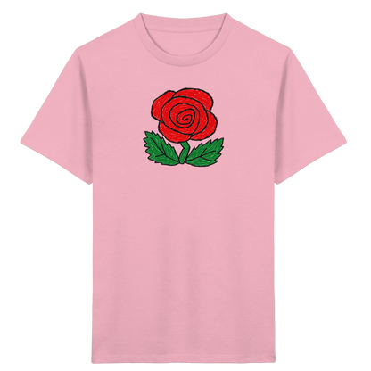 Kritzel-Rose Kinder T-Shirt - Kinder Bio T-Shirt