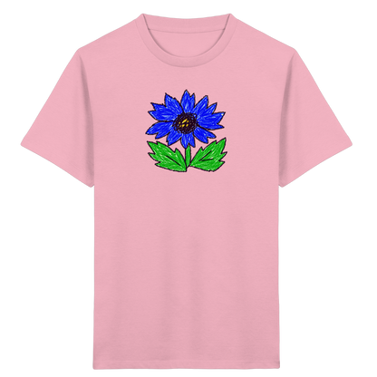 Kritzel Kornblume Kinder Shirt - Kinder Bio T-Shirt
