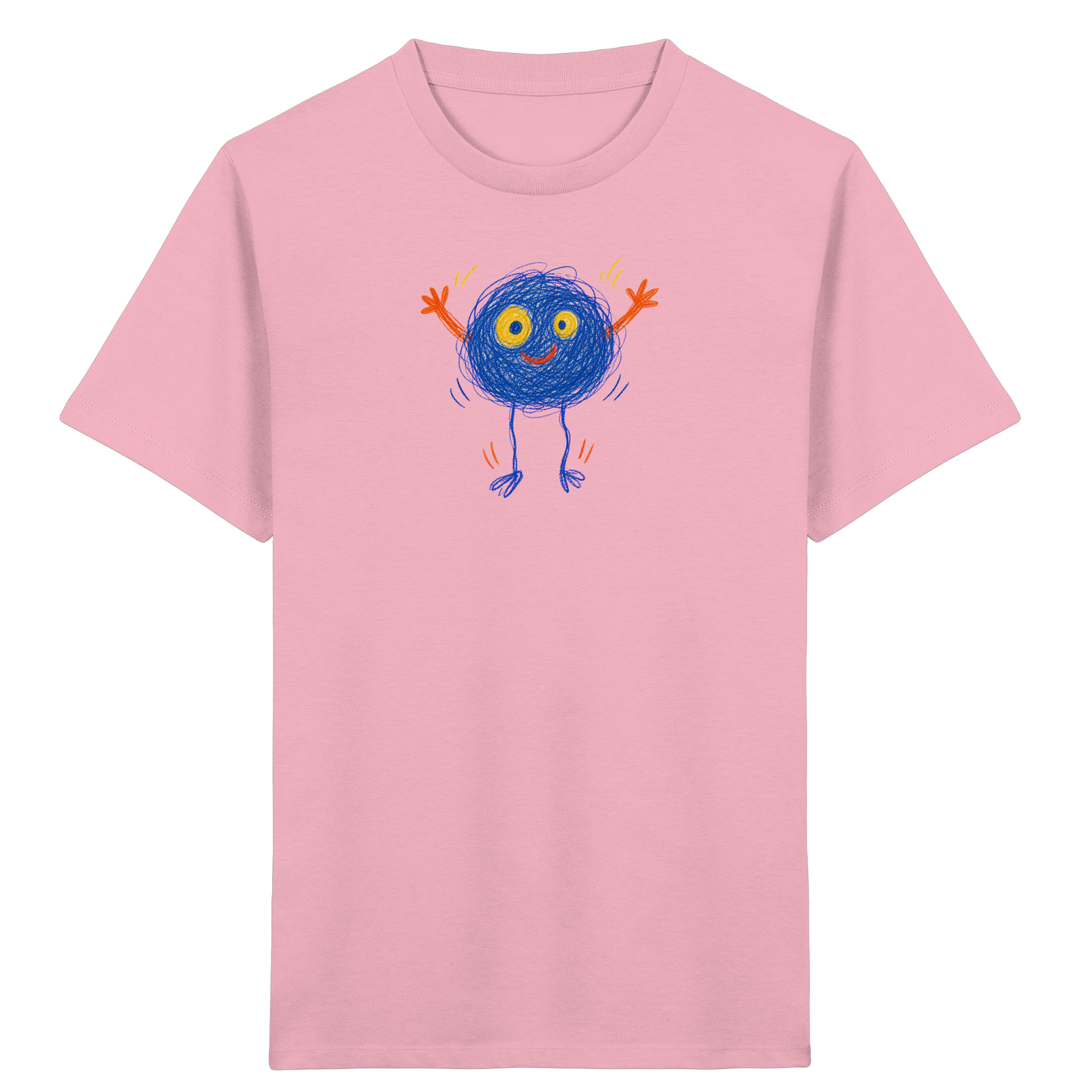 Hüpfkugel Kritzelmonster Kinder T-Shirt - Kinder Bio T-Shirt