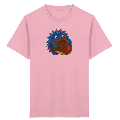 Kastanienknirps umarmt Kastanie - Kinder Bio T-Shirt