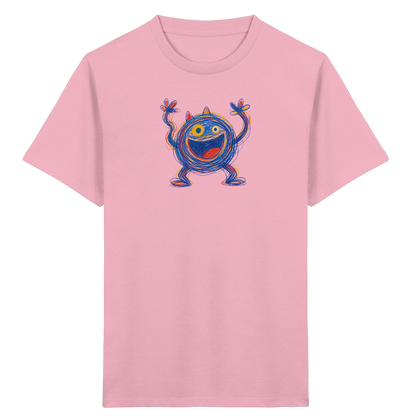 Fröhliches Wirbelmonster Shirt - Kinder Bio T-Shirt