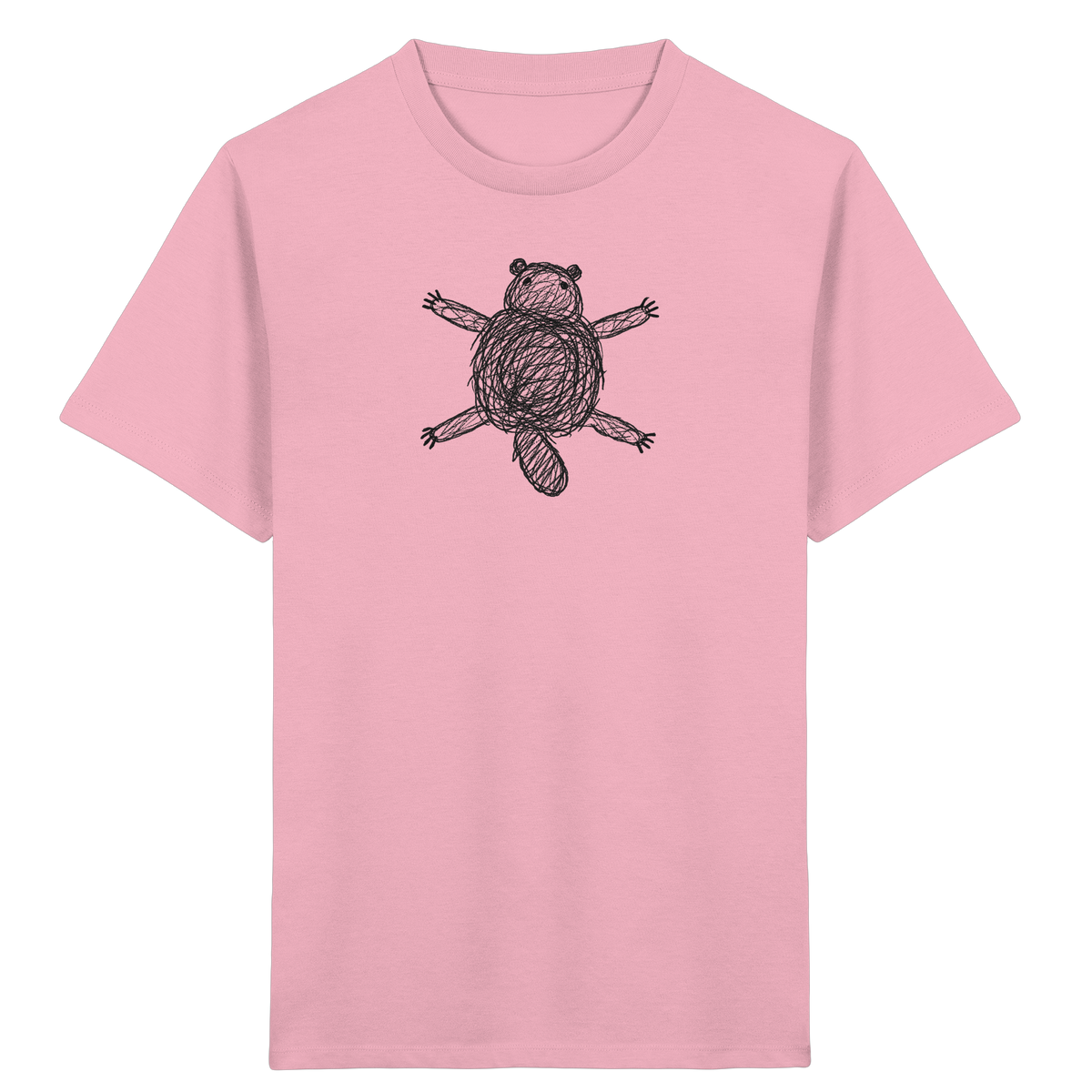 Murmeltier von oben - Kinder Bio T-Shirt