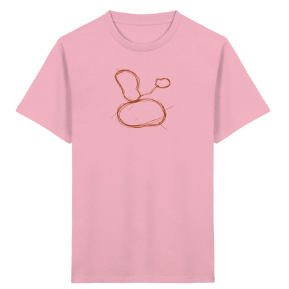 Kastanienbraune Formenfamilie Shirt - Kinder Bio T-Shirt