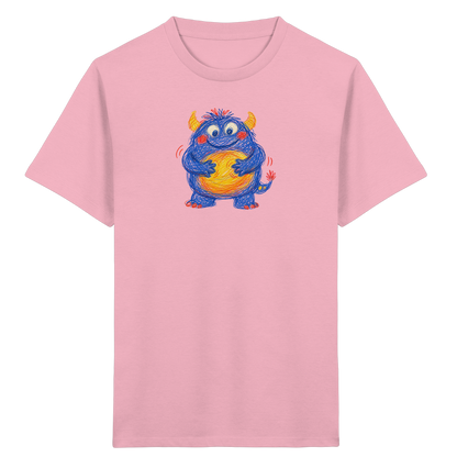 Bauchklopfer Monster Kinder Shirt - Kinder Bio T-Shirt