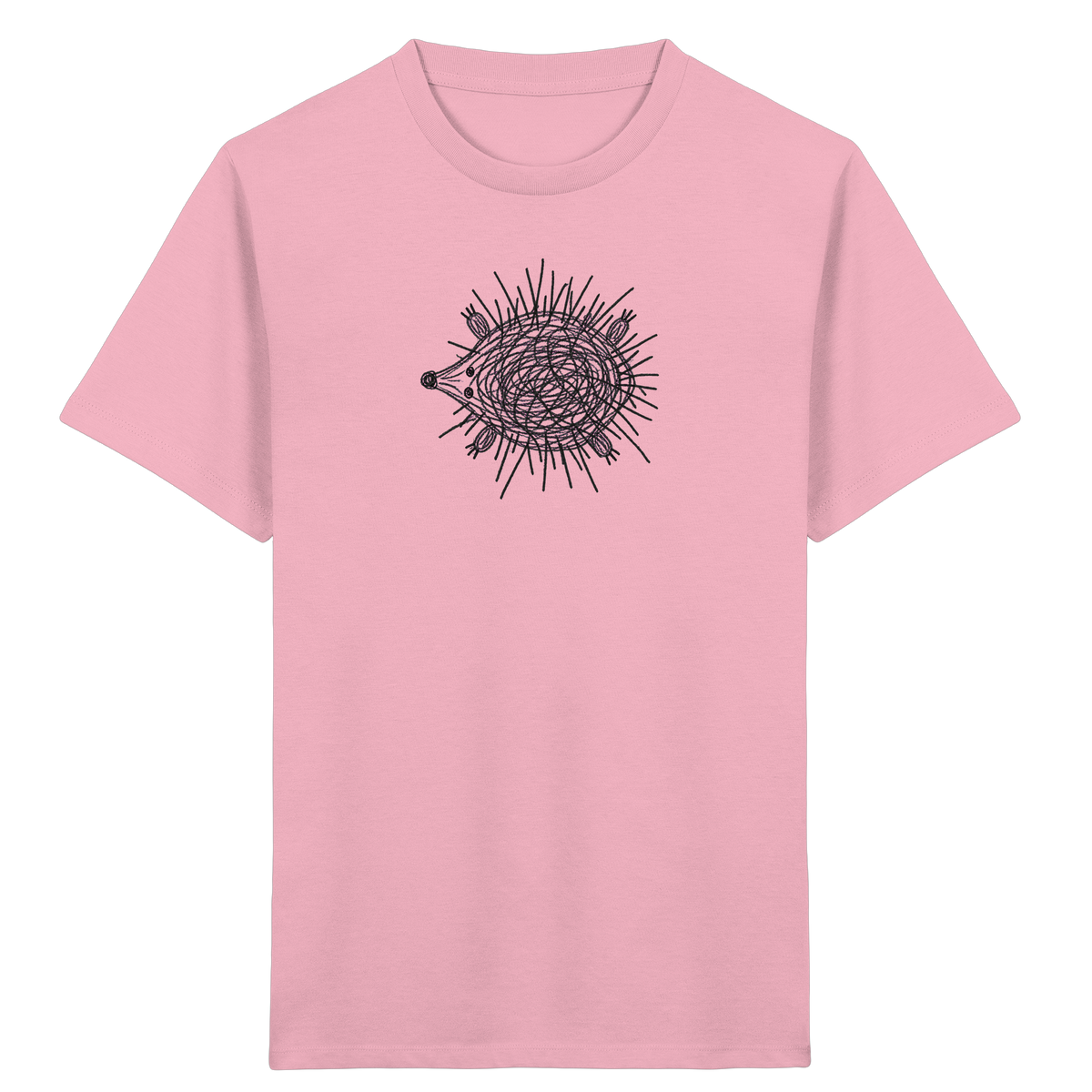 Igel von oben gezeichnet - Kinder Bio T-Shirt