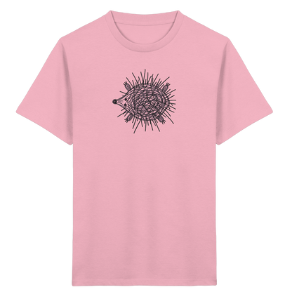 Igel von oben gezeichnet - Kinder Bio T-Shirt