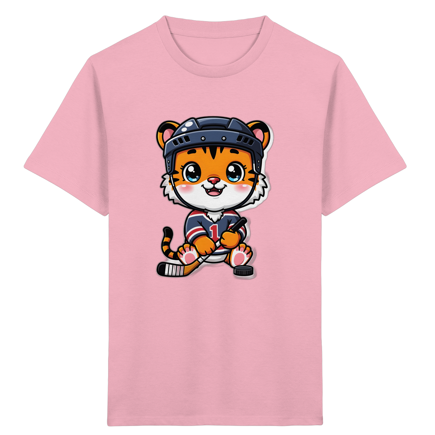 Eishockey Tiger: Cooles Kinder T-Shirt