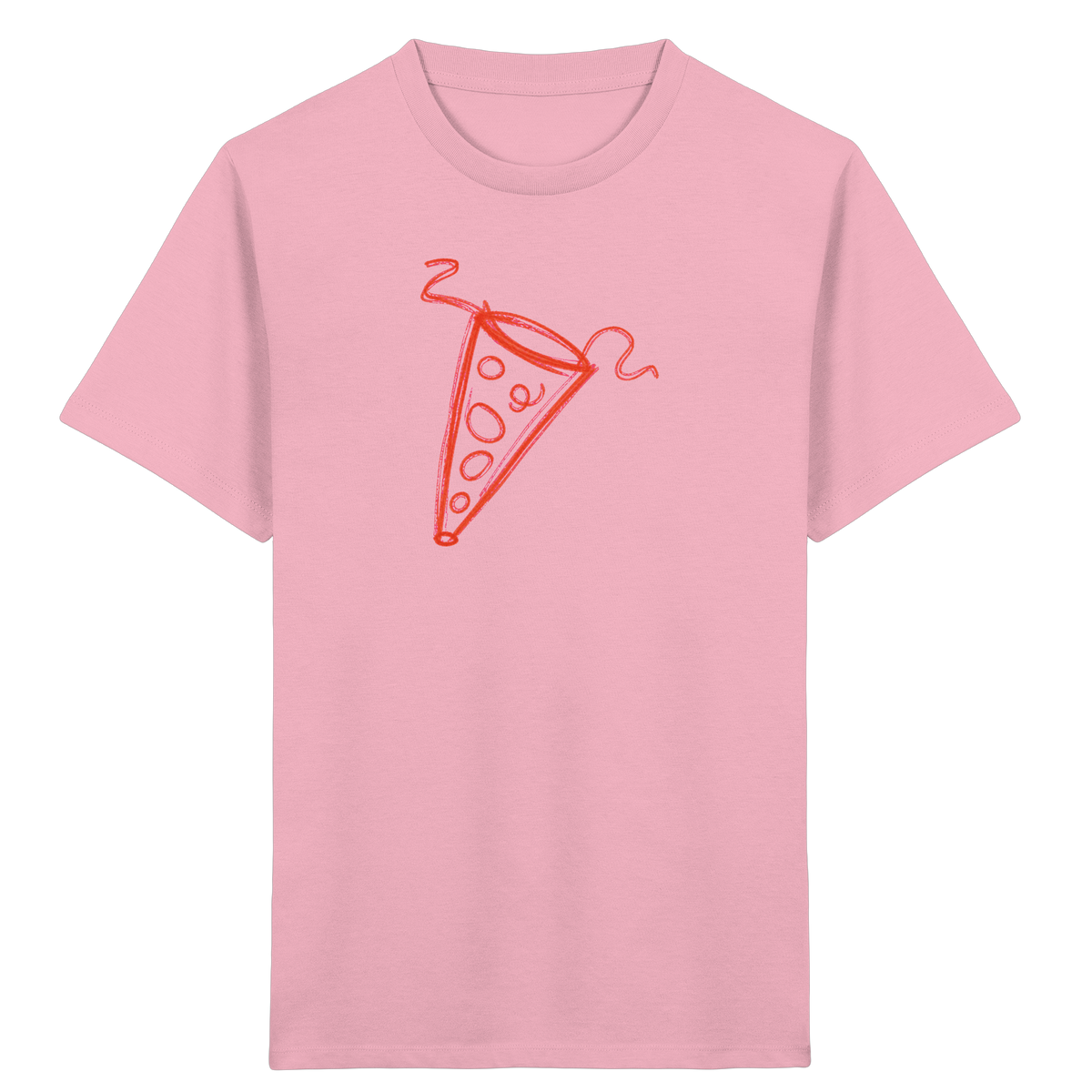 Orange Kringel Schultüte Shirt - Kinder Bio T-Shirt