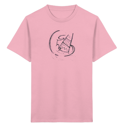 Otter mit grauer Schultüte - Kinder Bio T-Shirt