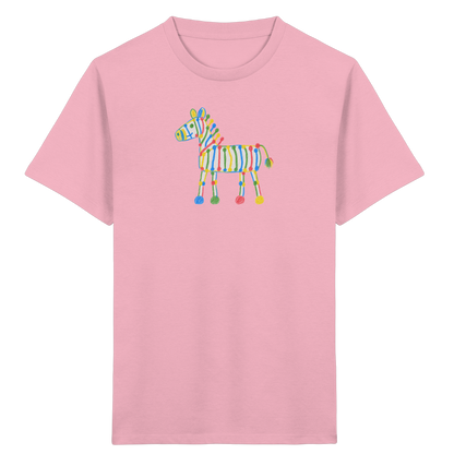 Farbpunkt Zebra für Kinder - Kinder Bio T-Shirt