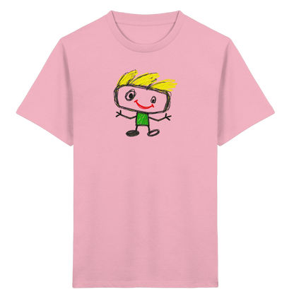 Kritzelkopf mit Windhaar - Kinder Bio T-Shirt