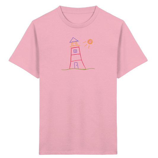Maritimes Leuchtturm T-Shirt für Kinder - Kinder Bio T-Shirt