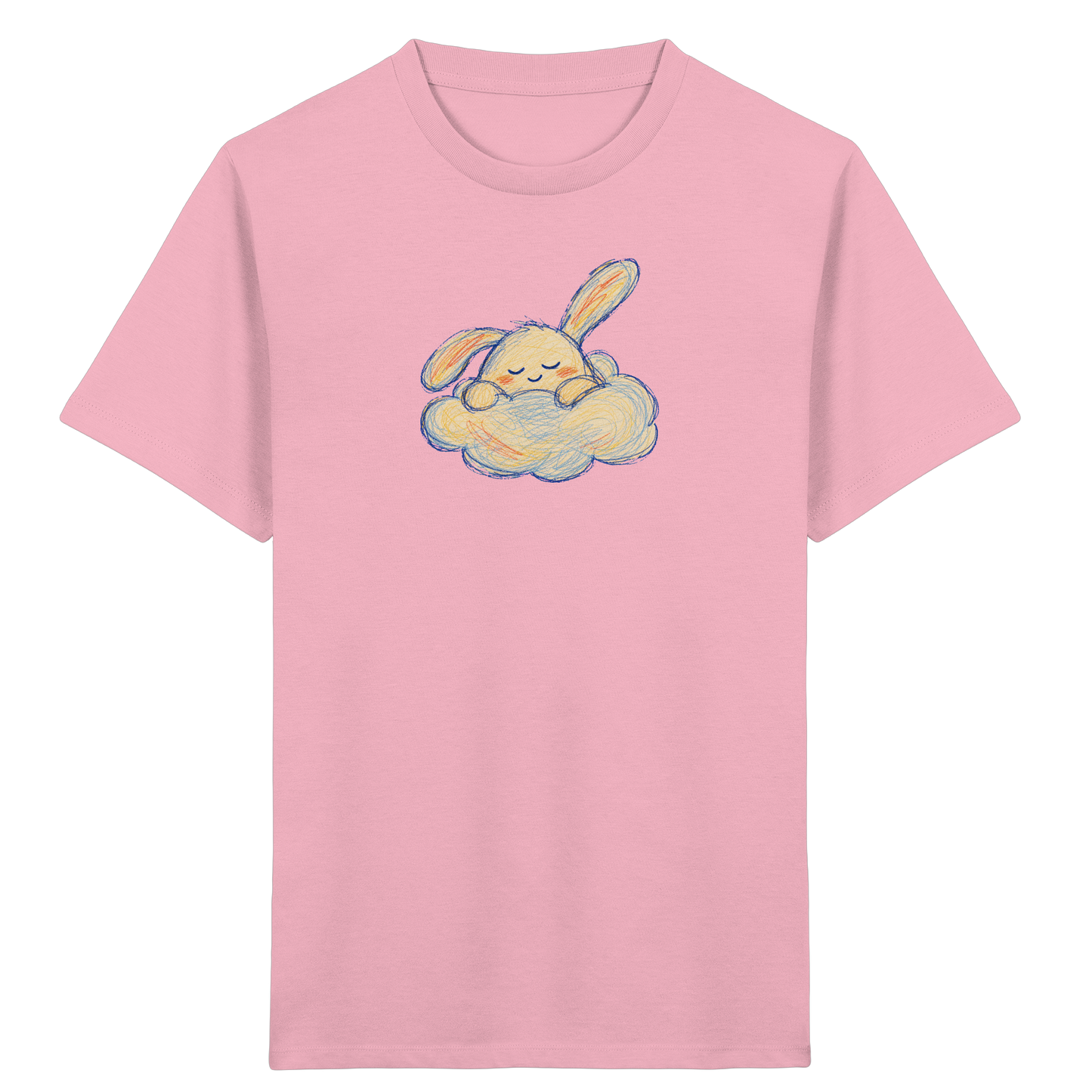Schlafmonster im weichen Wolkenbett - Kinder Bio T-Shirt