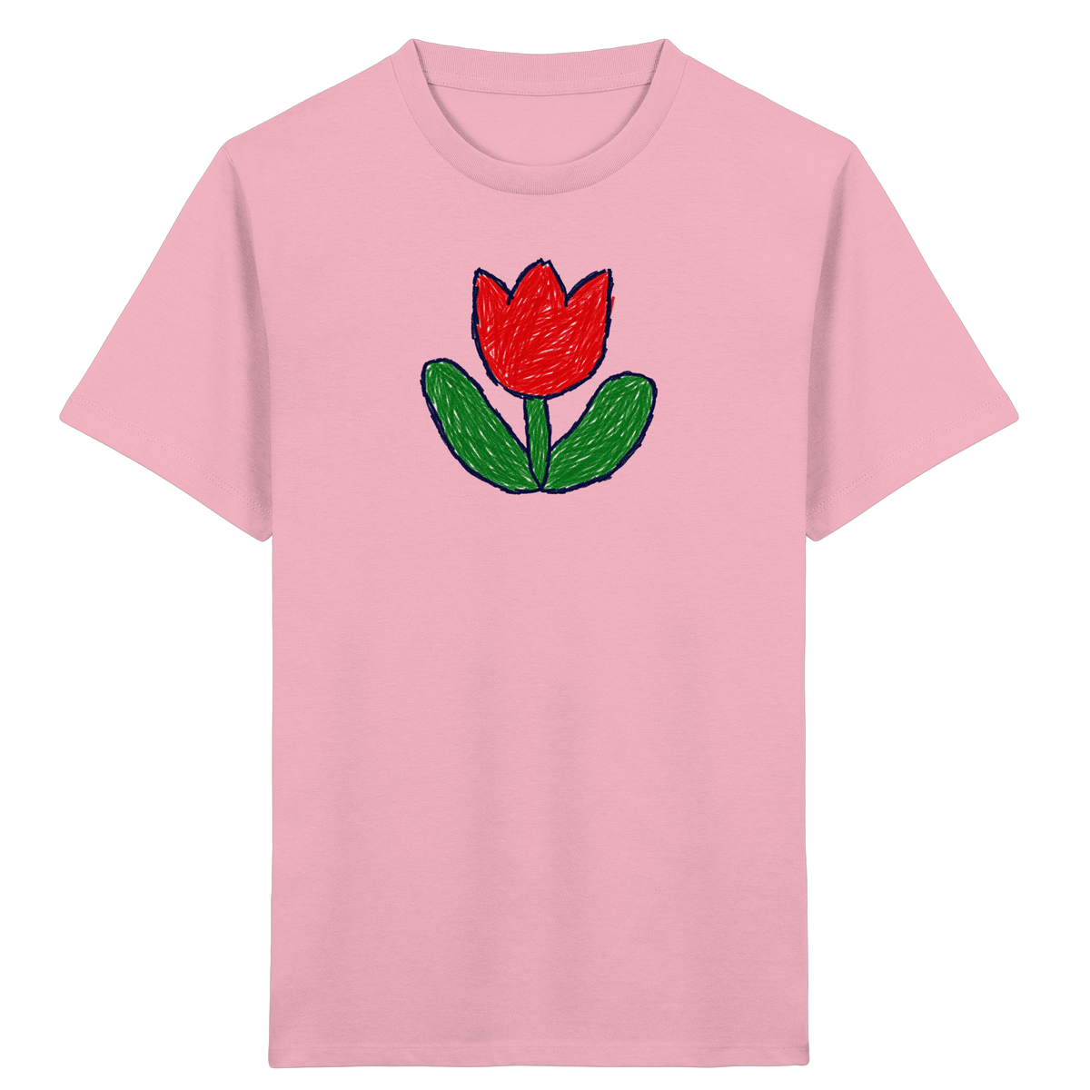 Kritzel Tulpe Kinder Shirt - Kinder Bio T-Shirt