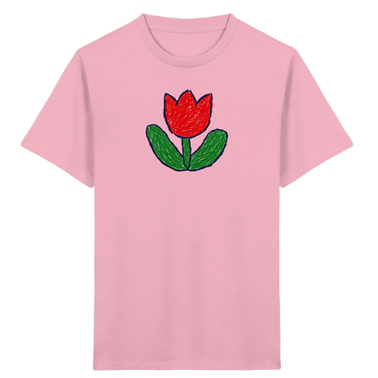 Kritzel Tulpe Kinder Shirt - Kinder Bio T-Shirt