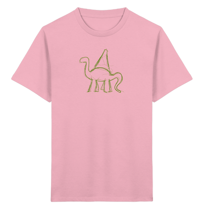 Krakeldino mit Schultüte - Kinder Bio T-Shirt