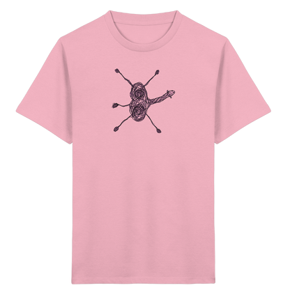 Kamel von oben gezeichnet - Kinder Bio T-Shirt