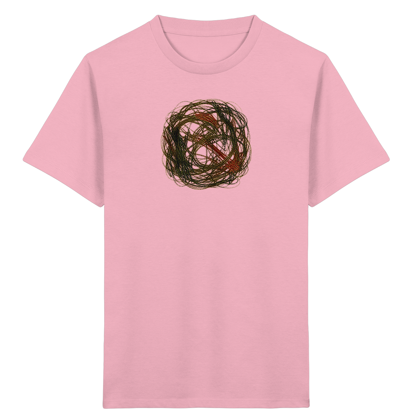 Wildes Kreide Knäuel Natur T-Shirt - Kinder Bio T-Shirt