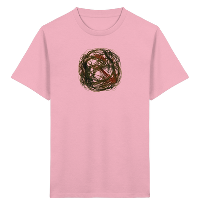 Wildes Kreide Knäuel Natur T-Shirt - Kinder Bio T-Shirt