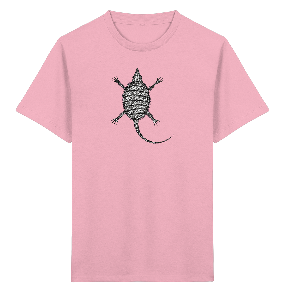 Gürteltier von oben - Kinder Bio T-Shirt