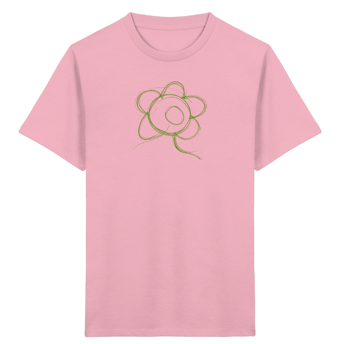 Grüner Kringelkopf für Kinder - Kinder Bio T-Shirt