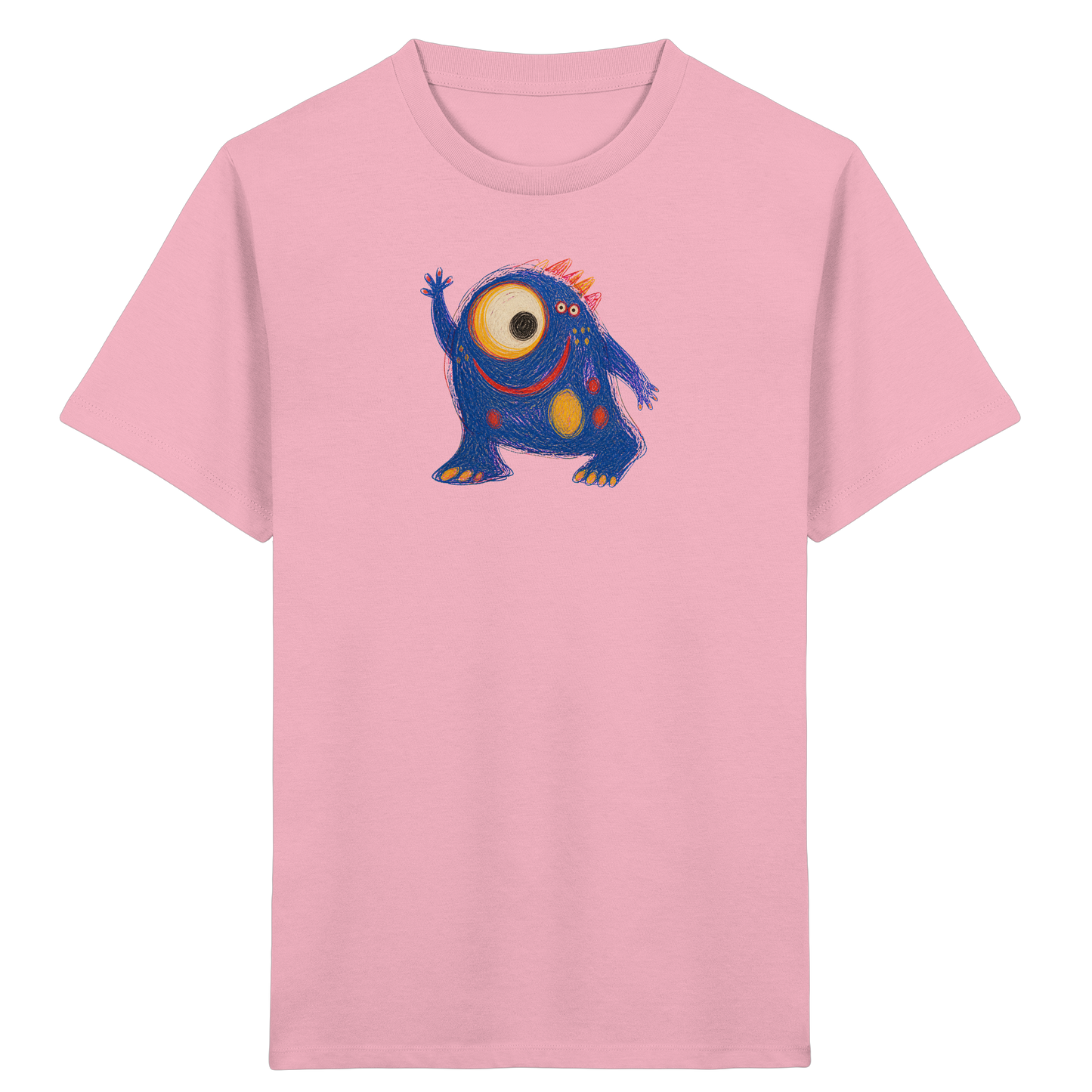 Kullerauge Kritzelmonster Kinder Shirt - Kinder Bio T-Shirt