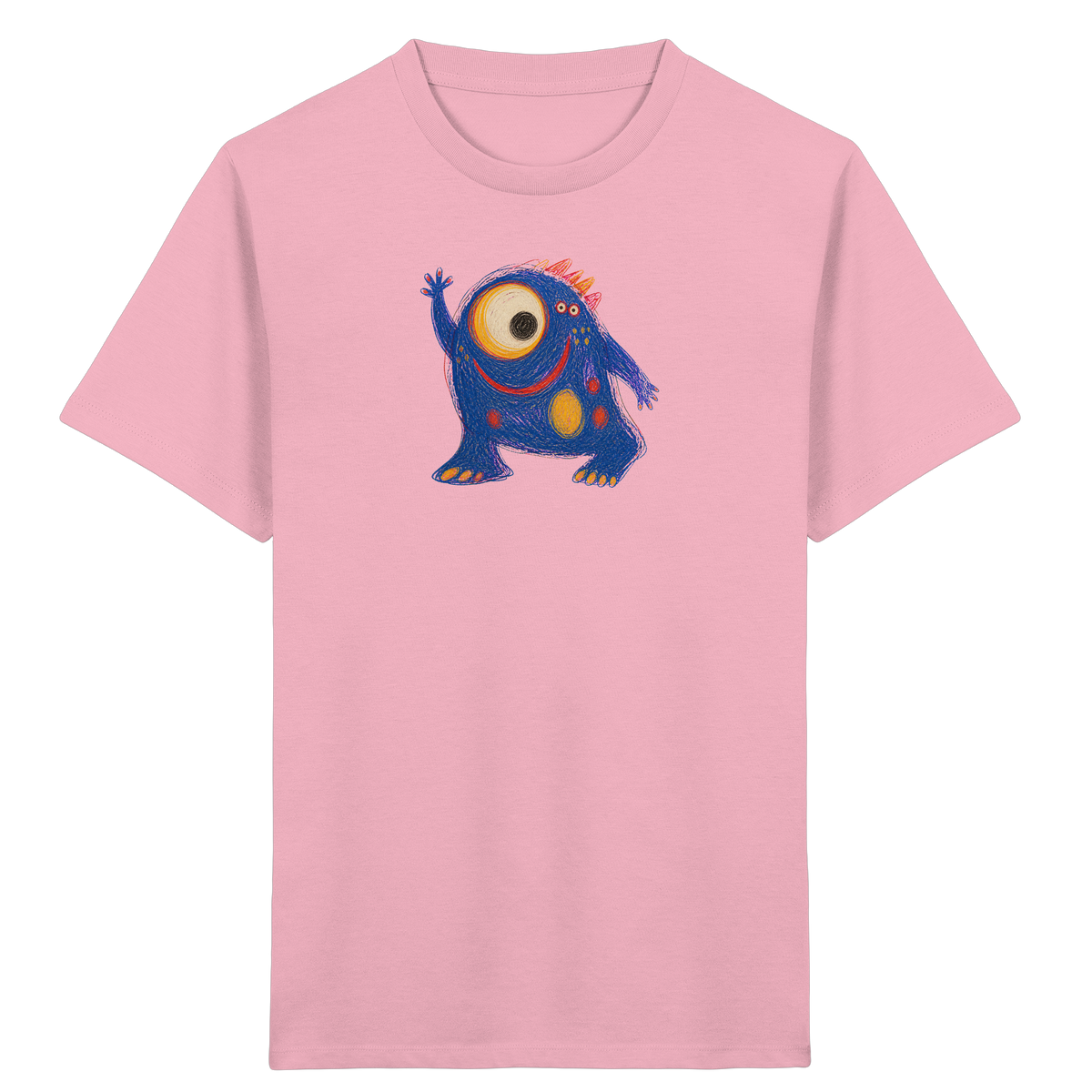 Kullerauge Kritzelmonster Kinder Shirt - Kinder Bio T-Shirt
