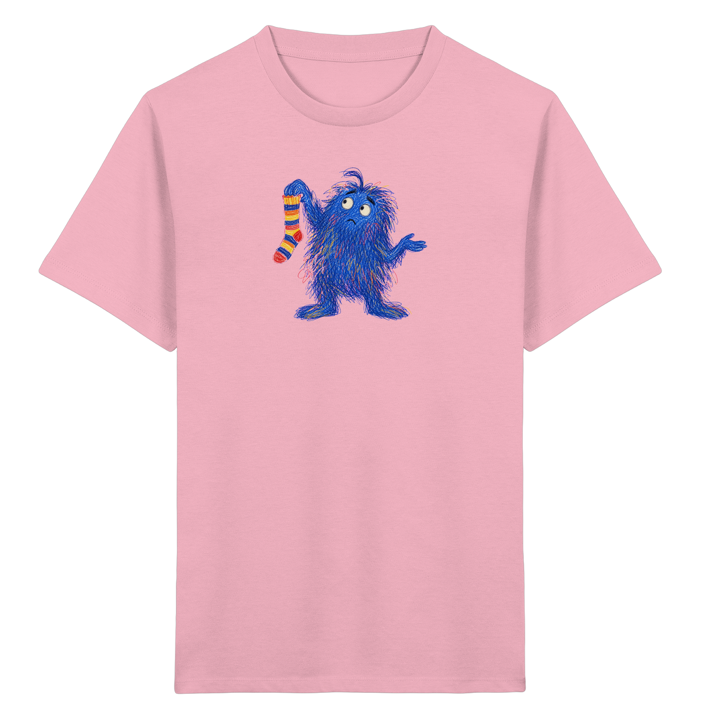 Sockensucher Monster Kinder T-Shirt - Kinder Bio T-Shirt