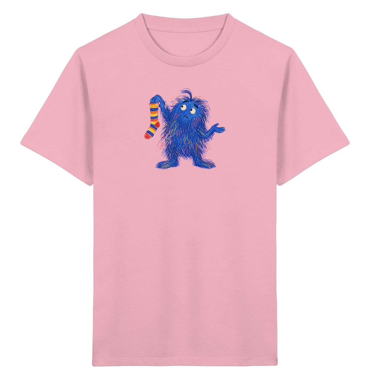 Sockensucher Monster Kinder T-Shirt - Kinder Bio T-Shirt