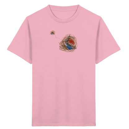 Abstraktes T-Shirt mit kunterbunten Knäueln - Kinder Bio T-Shirt