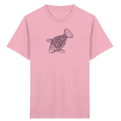 Seekuh von oben gezeichnet - Kinder Bio T-Shirt
