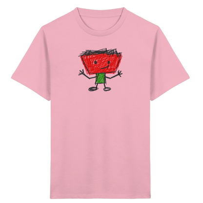 Kritzelkopf mit Zackenhaar - Kinder Bio T-Shirt