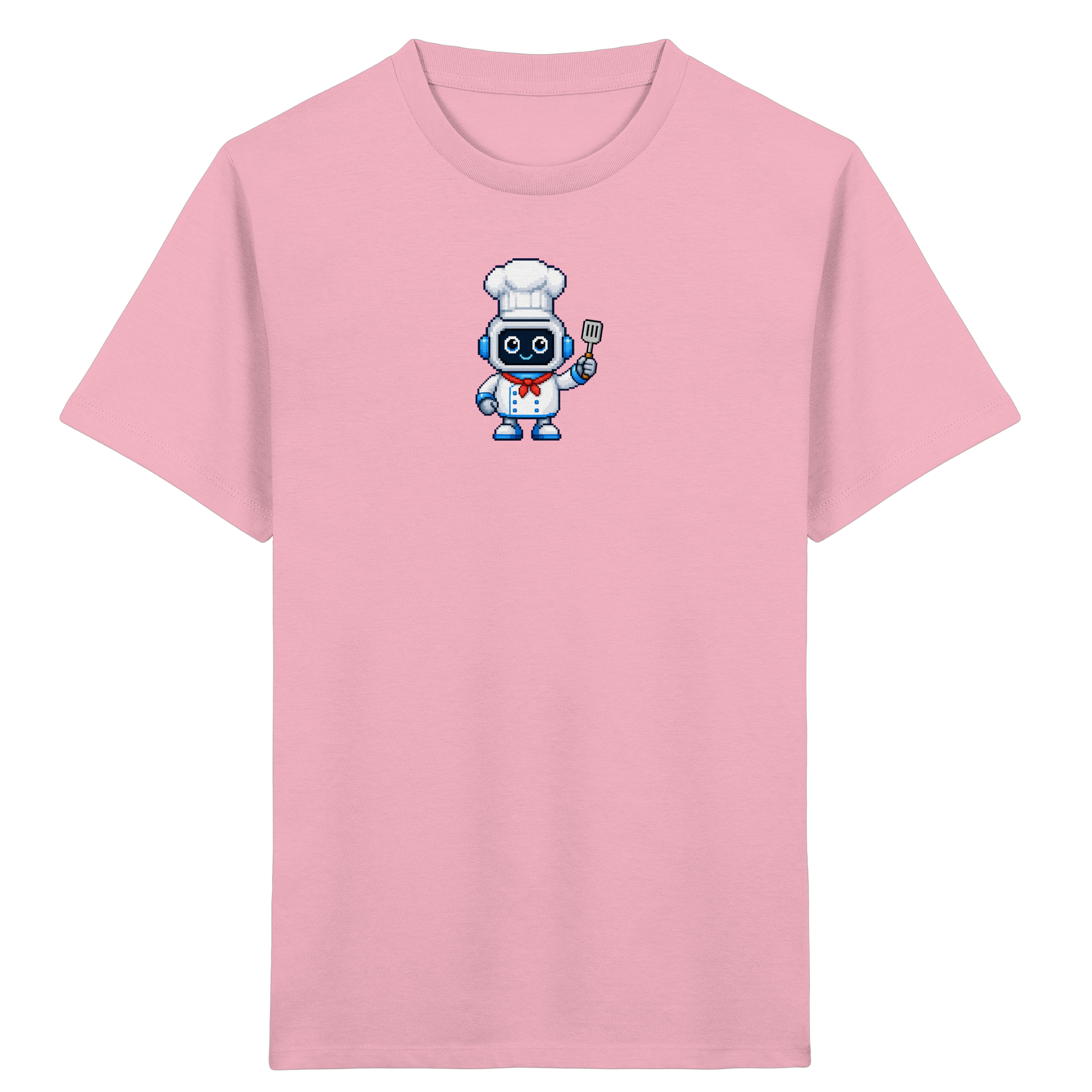 Pixel Roboter Koch: Dein Retro T-Shirt - Kinder T-Shirt
