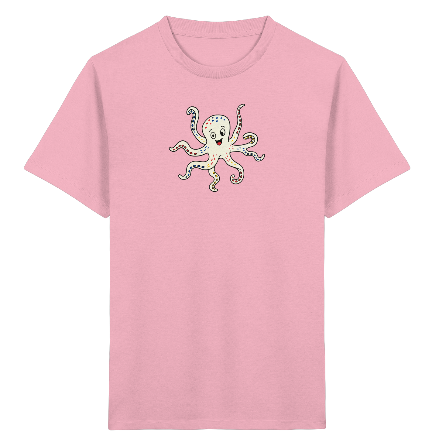 Fröhliches Kraken T-Shirt für Kinder - Kinder Bio T-Shirt