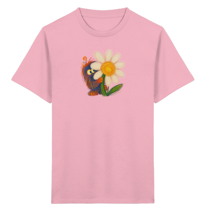 Gänseblümchen Monster Kinder T-Shirt - Kinder Bio T-Shirt