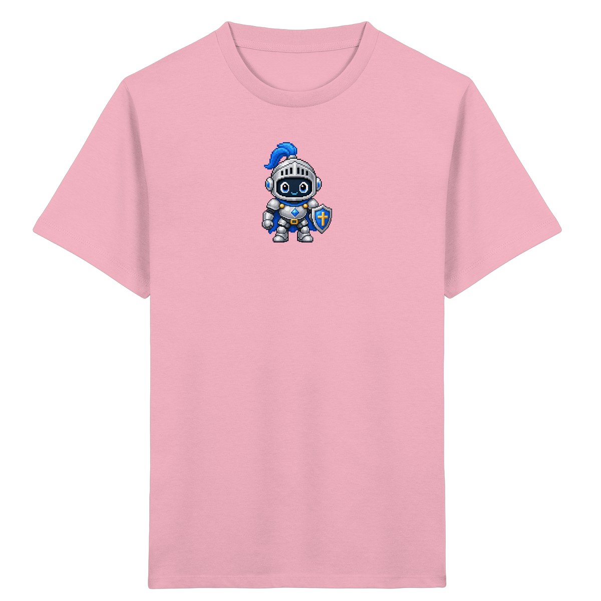 Pixel Ritter T-Shirt: Held im Spiel - Kinder T-Shirt